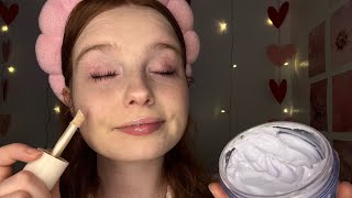 ASMR Doing My Makeup 🫧  Lash Routine  Relaxing Whispers [upl. by Galvan]