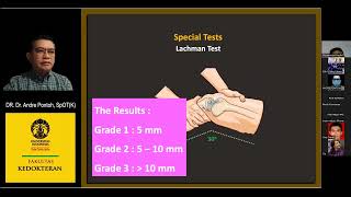 Kuliah Operasi ACLR oleh Dr dr Ludwig Andribert Pontoh SpOTK  Universitas Indonesia [upl. by Wiltsey]
