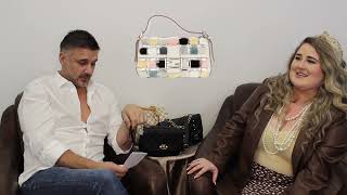 Handbag Quickfire with James Constantinou and AnnaGrace Johnson [upl. by Nymrak41]