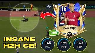 FREE VAN DIJK CAN DEFEND WELL MAX RATED H2H GAMEPLAY AND REVIEW FIFA MOBILE 23 [upl. by Etac]