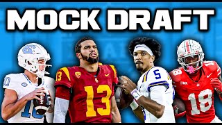 2024 NFL Mock Draft Post Free Agency WITH TRADES [upl. by December]