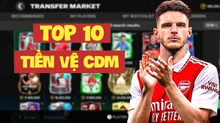 TOP 10 BEST CDM IN FC MOBILE  RICE MATHEUS GORETZKA [upl. by Liew]