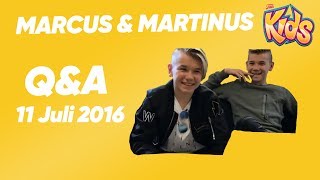 Marcus amp Martinus QampA  11 Juli 2016  Filtr Kids  English Subtitles [upl. by Ydorb]