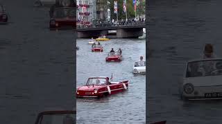 Amphicar 770 credits to europeanvintagecars amphibian classiccars cochesantiguos oldcarshow [upl. by Gluck]