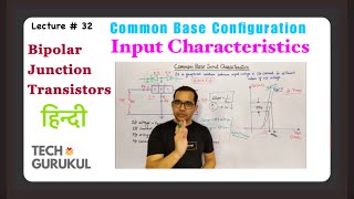 5 Common Base Transistor Input Characteristics in Hindi  Tech Gurukul by Dinesh Arya [upl. by Acinomahs]