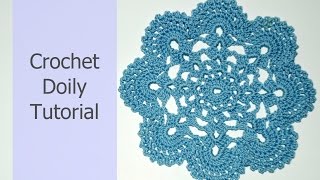 How to Crochet a Lacy Doily Tutorial  Crochet StepbyStep Guide Part 3 [upl. by Gervase185]