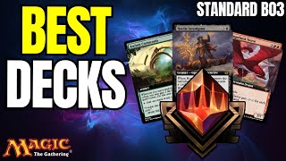 Top 7 Mythic Rank MTG Standard Decks  MTG Arena Metagame Guide mtg [upl. by Ellednahc]