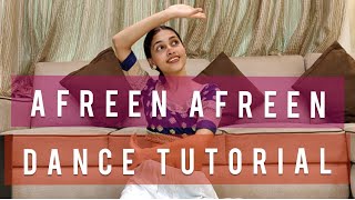 Afreen Afreen  Dance Tutorial  Semiclassical × Whacking  Anvi Shetty Tutorial  Sitting Dance [upl. by Alaaj]