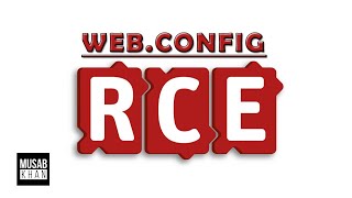 Webconfig RCE [upl. by Kinsley]