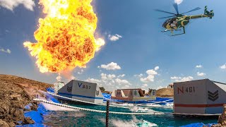 Helicopter Battleship Battle  Dude Perfect [upl. by Oruam]