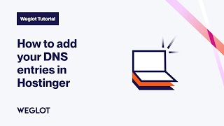 How to add your DNS entries in Hostinger [upl. by Akiwak891]