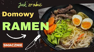 Domowy szybki RAMEN  PROSTY PRZEPIS [upl. by Ademordna]