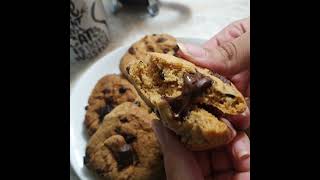 Ovenlys salted chocolate chip cookies whatveganseat accidentallyvegan [upl. by Chally]