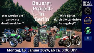 🔴💥LIVE  Der große BauernProtest in Berlin 💥b1501 [upl. by Ewall]