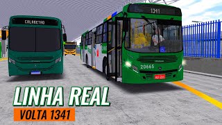 🟢LINHA REAL 1341 ESTAÇÃO PIRAJÁ X BARRA 2 via SETE PORTAS  MOD MAPA SALVADOR NORTE v3 volta g920🟢 [upl. by Carrissa]