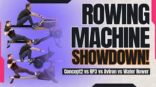 Rowing Machine Rumble Concept2 vs RP3 vs Water Rower vs Aviron Showdown Does Technique matter [upl. by Consolata744]