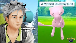 Catching mew in 2024 Mews Nostalgic storyline in Pokemon GO Walkthrough [upl. by Okiam]