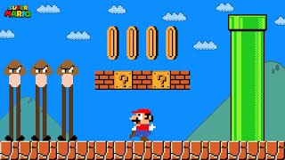 Super Mario Bros but everything is Tall [upl. by Loyce]