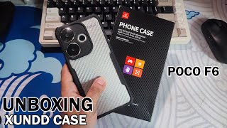 UNBOXING XUNDD CASE POCO F6  CASING XUNDD POCO F6REDMI TURBO 3  80RIBU TAPI GRIP NYA PREMIUM [upl. by Durwyn]