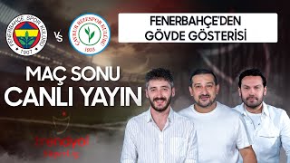 Fenerbahçe 5  0 Çaykur Rizespor Maç Sonu CANLI  Serhat Akın Berkay Tokgöz Muhammed Türkmen [upl. by Ozan]