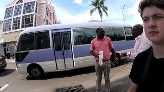 410 lb Fat guy walking around nassau bahamas [upl. by Yniatirb]