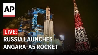 Russia cancels launch attempt of AngaraA5 heavy lift space rocket [upl. by Solorac]