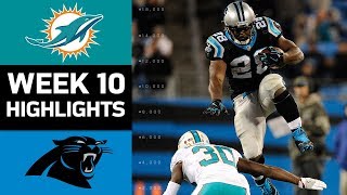 Dolphins vs Panthers  NFL Week 10 Game Highlights [upl. by Refotsirk]