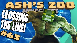 Minecraft Ashs Zoo  63  Crossing the Line [upl. by Rushing]