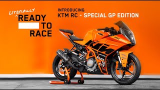 KTM RC  SPECIAL GP EDITION  KTM INDIA [upl. by Pearl]