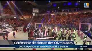 Cérémonie de clôture des Olympiades [upl. by Benoite]