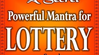 Lottery Mantra  Goddess Lakshmi Mantra for Winning Lottery [upl. by Ujawernalo]