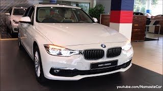 BMW 3 Series 320d Luxury Line F30 2018  Reallife review [upl. by Ellekim668]