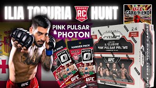 Hunting ILIA TOPURIA’S Rookie Pink Pulsar amp Photon in UFC retail ✨2022 Prizm Gravity Box  Optic HPs [upl. by Ellebana]