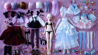 PRINCESS Cinderella Delia MYOU DOLL BJD Unboxing Dress Up [upl. by Aseretairam154]