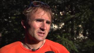 UTMB ® 2015  Interview Ueli Steck [upl. by Nickolas]