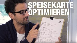 Speisekarte schnell und einfach optimieren  DesignTipps [upl. by Suhcnip]