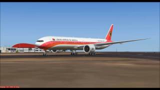 BOEING 777 300ER TAAG ANGOLA AIRLINES LANDING AT PONTA DELGADA AIRPORT FS9 HD [upl. by Baalman]