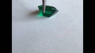 Muzo Emerald 10 Carat Insignificant Oil [upl. by Dimphia]