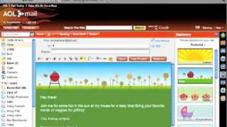 Stationery for AOL Webmail [upl. by Ainalem]