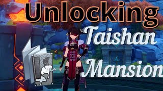 Unlocking Taishan Mansion DomainHow to get Diligence Prosperity amp Gold Talent leveling materials [upl. by Josiah]