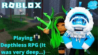 We played Depthless RPG for the semifirst time Roblox BWTatphix16 [upl. by Harmony]