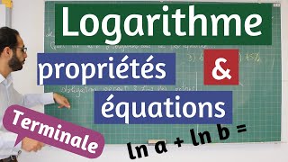 LOGARITHME  Propriétés et équations [upl. by Juley]