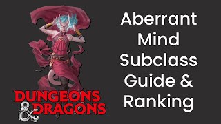 Aberrant Mind Sorcerer Subclass Guide and Power Ranking in DampD 5e  HDIWDT [upl. by Mountford164]