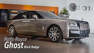 RollsRoyce Ghost Black Badge 2022  Visual Review [upl. by Finnie]