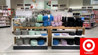 TARGET KITCHENWARE KITCHEN DINNERWARE COOKWARE PLATES POTS SHOP WITH ME SHOPPING STORE WALK THROUGH [upl. by Prince]