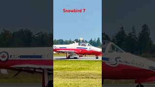 Snowbird 7 at Two Four Sky Drive Airshow London Ontario Canada [upl. by Eedoj784]