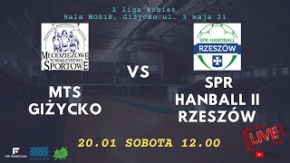 MTS Giżycko  SPR Handball II Rzeszów 20012024 [upl. by Jung83]