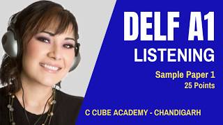 DELF A1 Listening Comprehension Orale Practice Online Sample Paper  Download Delf A1 Sample Papers [upl. by Lipman]