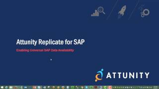 Attunity Replicate for SAP Demo [upl. by Asetal]