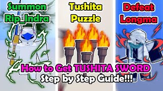 How To Get Tushita Sword Step by Step Guide Blox Fruits 2023 [upl. by Klarrisa]